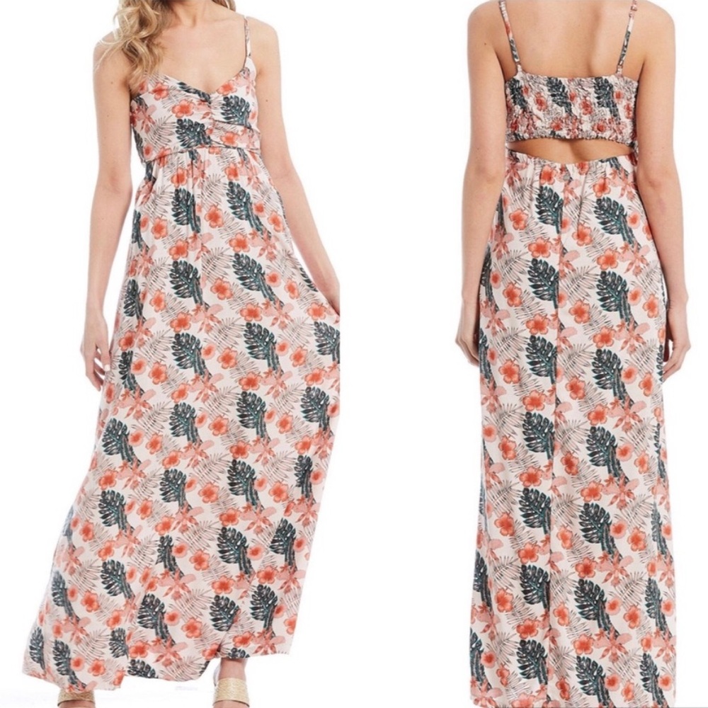 Roxy Multicolor Floral Maxi Dress